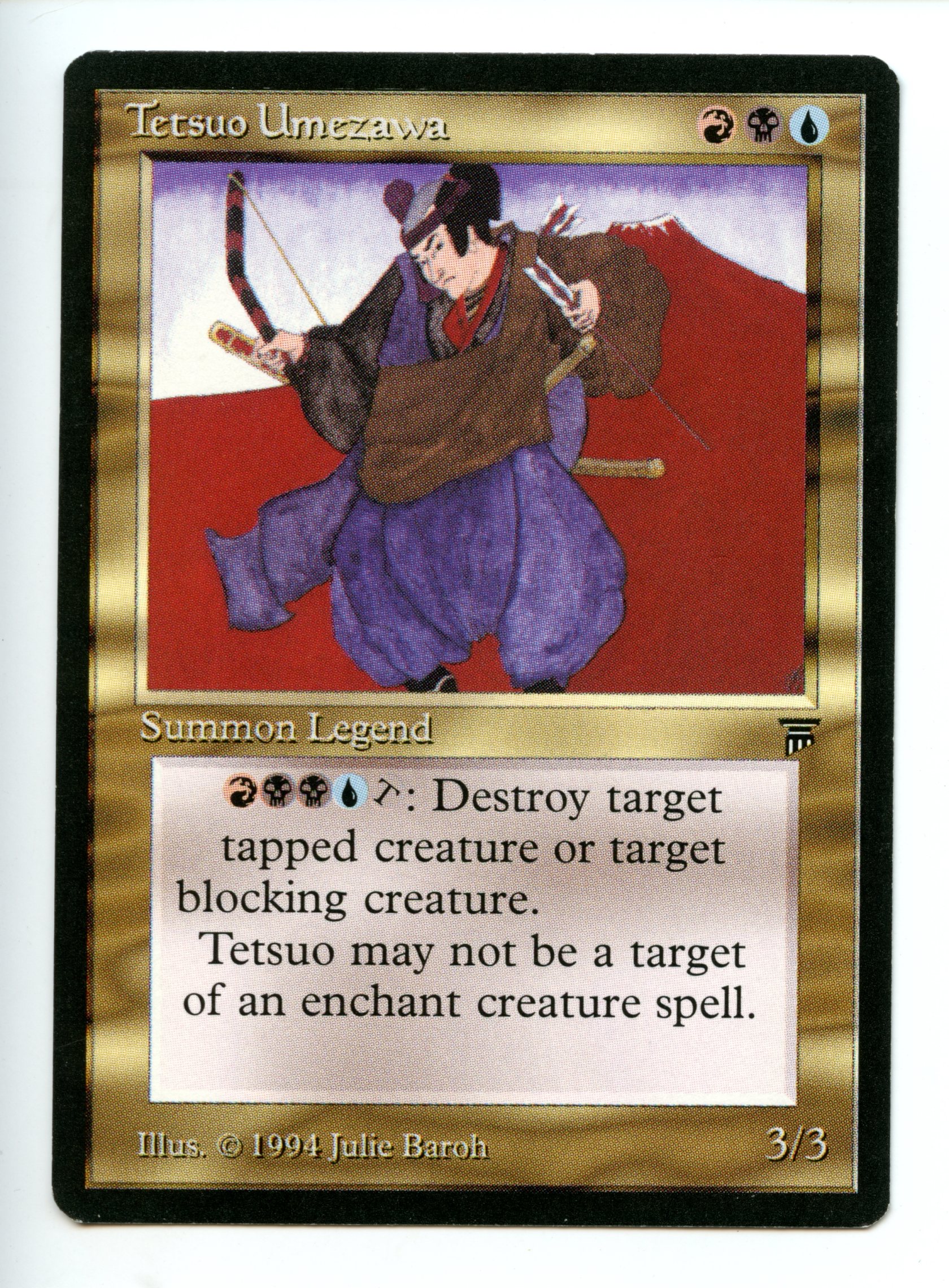 Magic The Gathering - Tetsuo Umezawa - Legends - Lightly Played Condition 