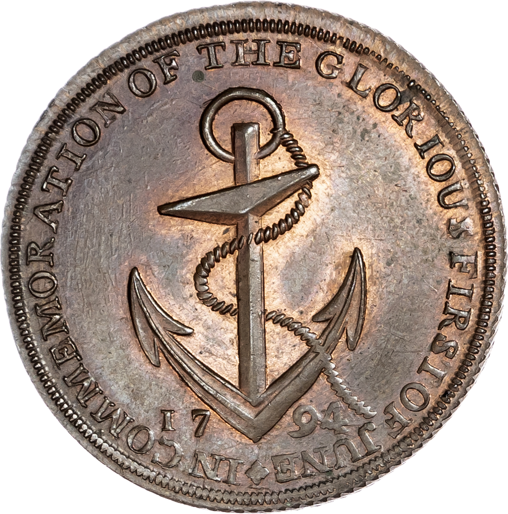 London - Holborn, Paul Skidmore mule (King & Queen of France, Nat. Ser.) Halfpenny 1793/5