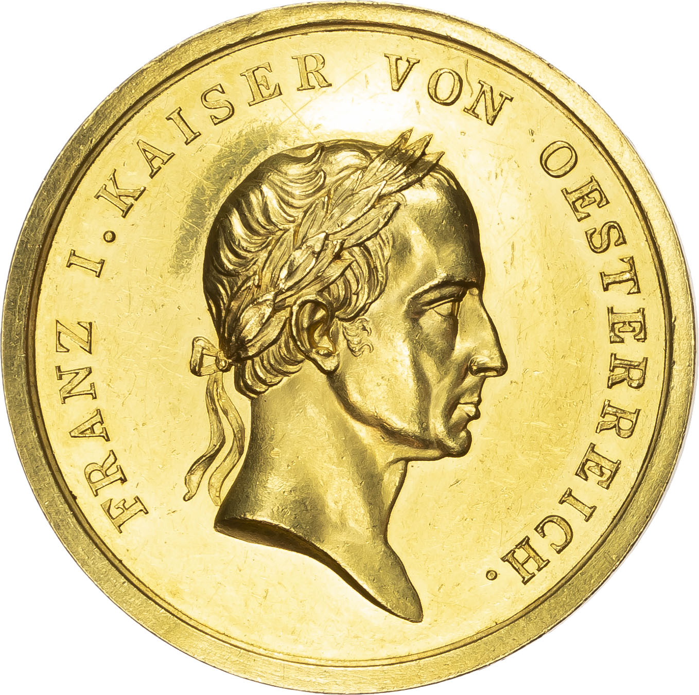 Austria. Franz I AV Medallion, Death of the Kaiser. 1835. 
