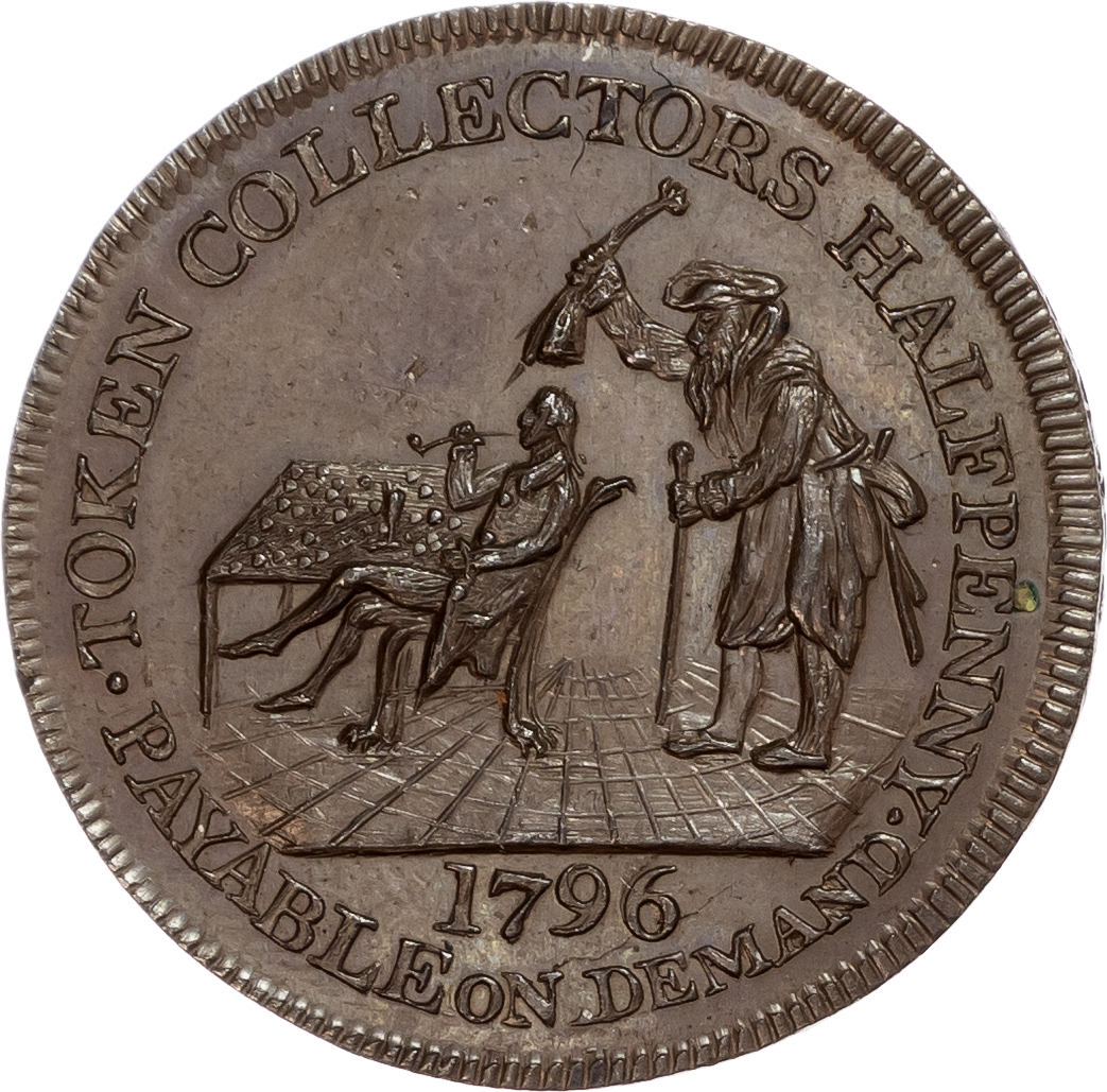 London - Smithfield, Mathew Denton ‘Collectors Halfpenny’ 1796