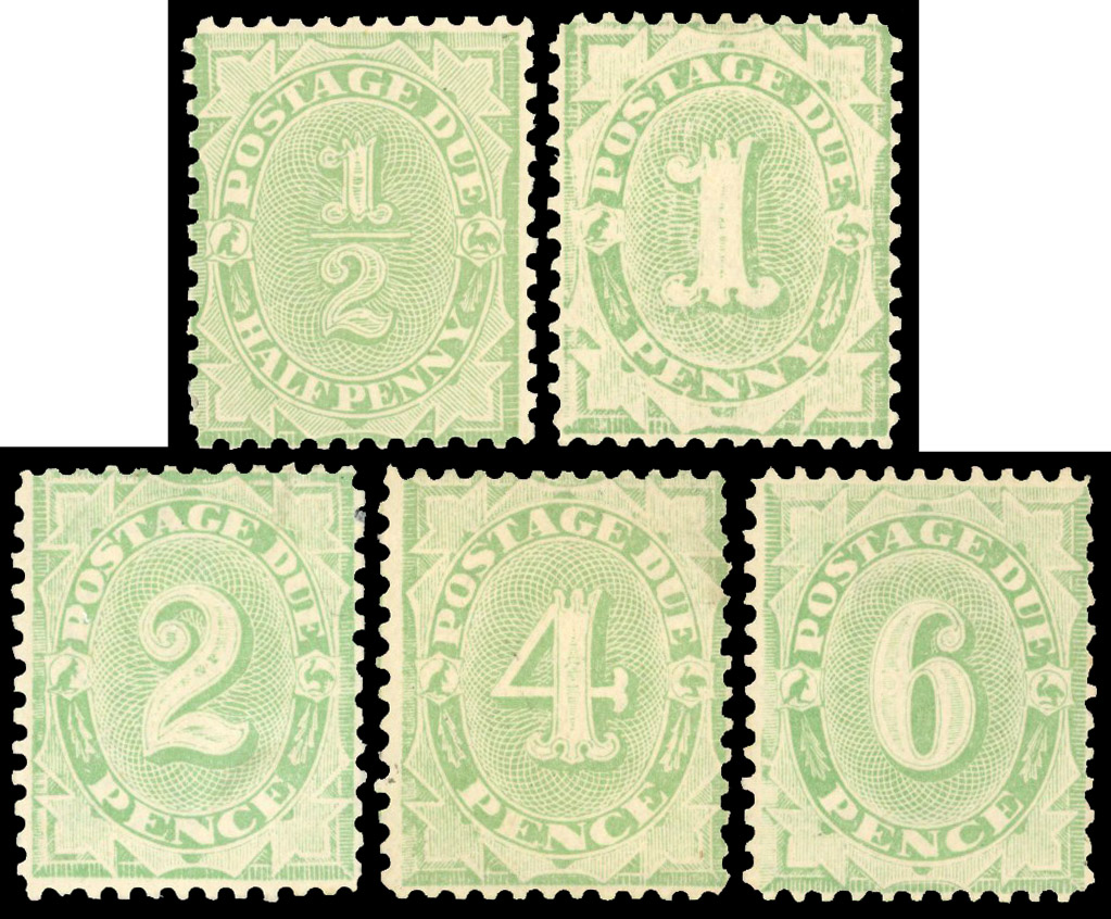 Australia Postage Dues SG D53-7 mint
