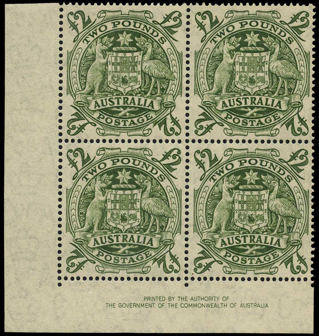 1949-50 Arms 5/- to £1 set of four in...