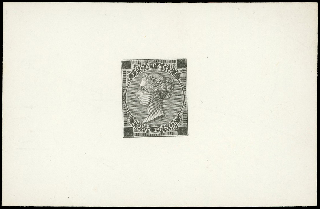 1871 4d Die proof.