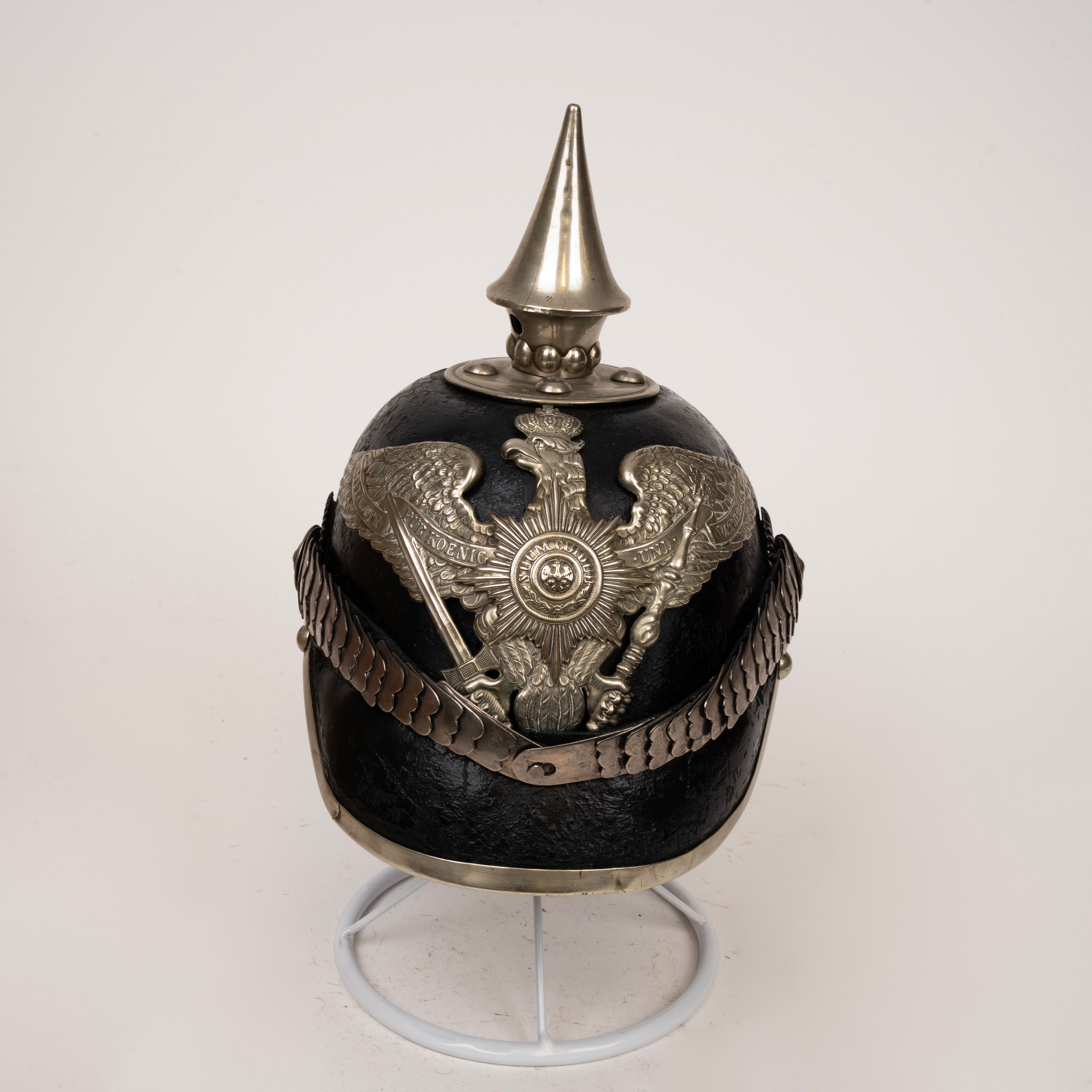 Imperial German Pre WWI Prussian Guard Infantry Officers Pickelhaube