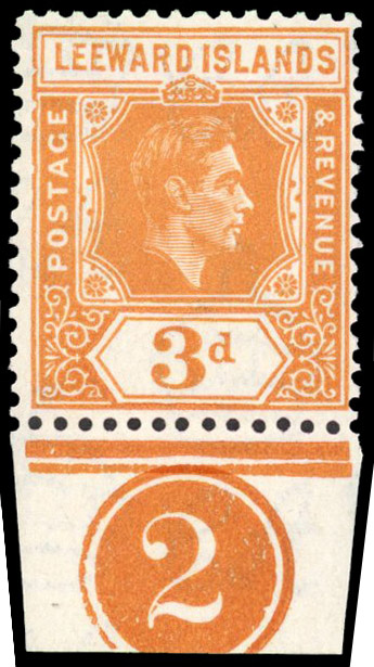 Leeward Islands SG 107ab mint