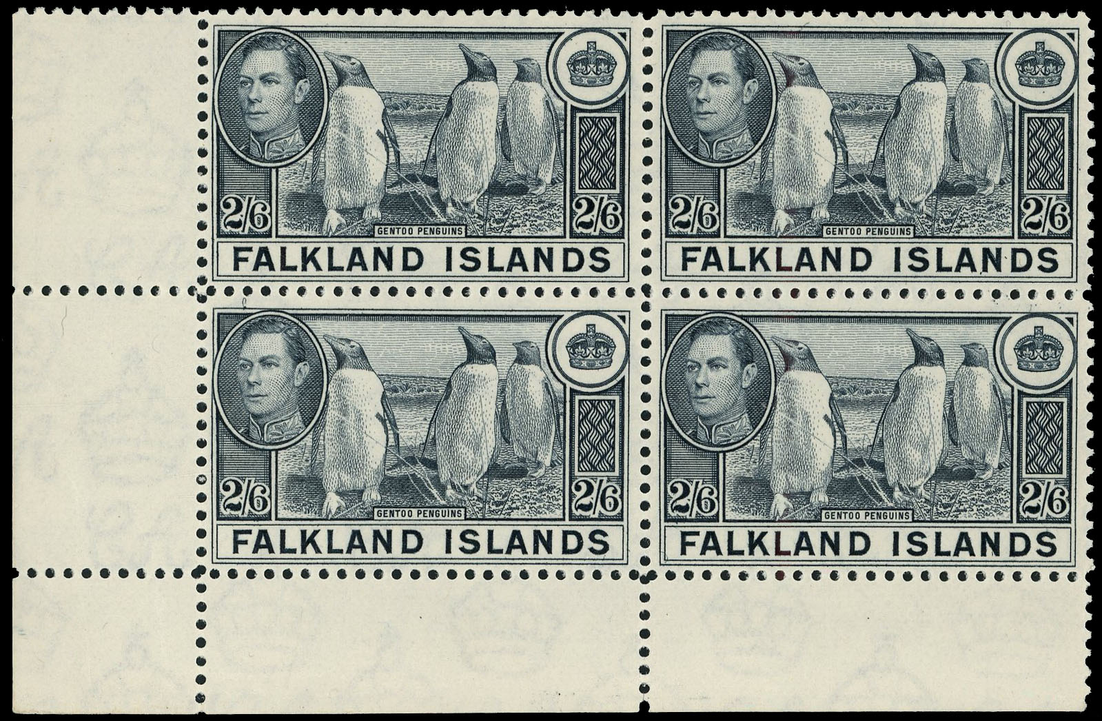 Falkland Is SG 160 block mint