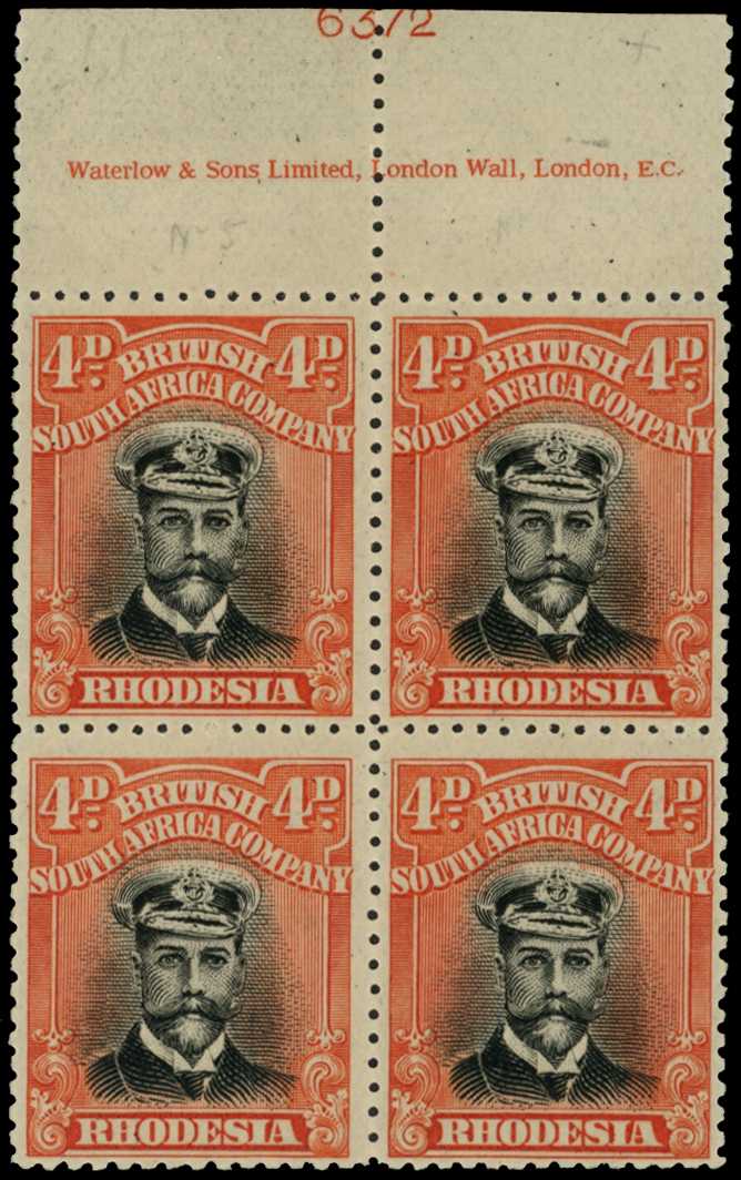 1918-21 4d Head Die IIIB, perf 14, toned...