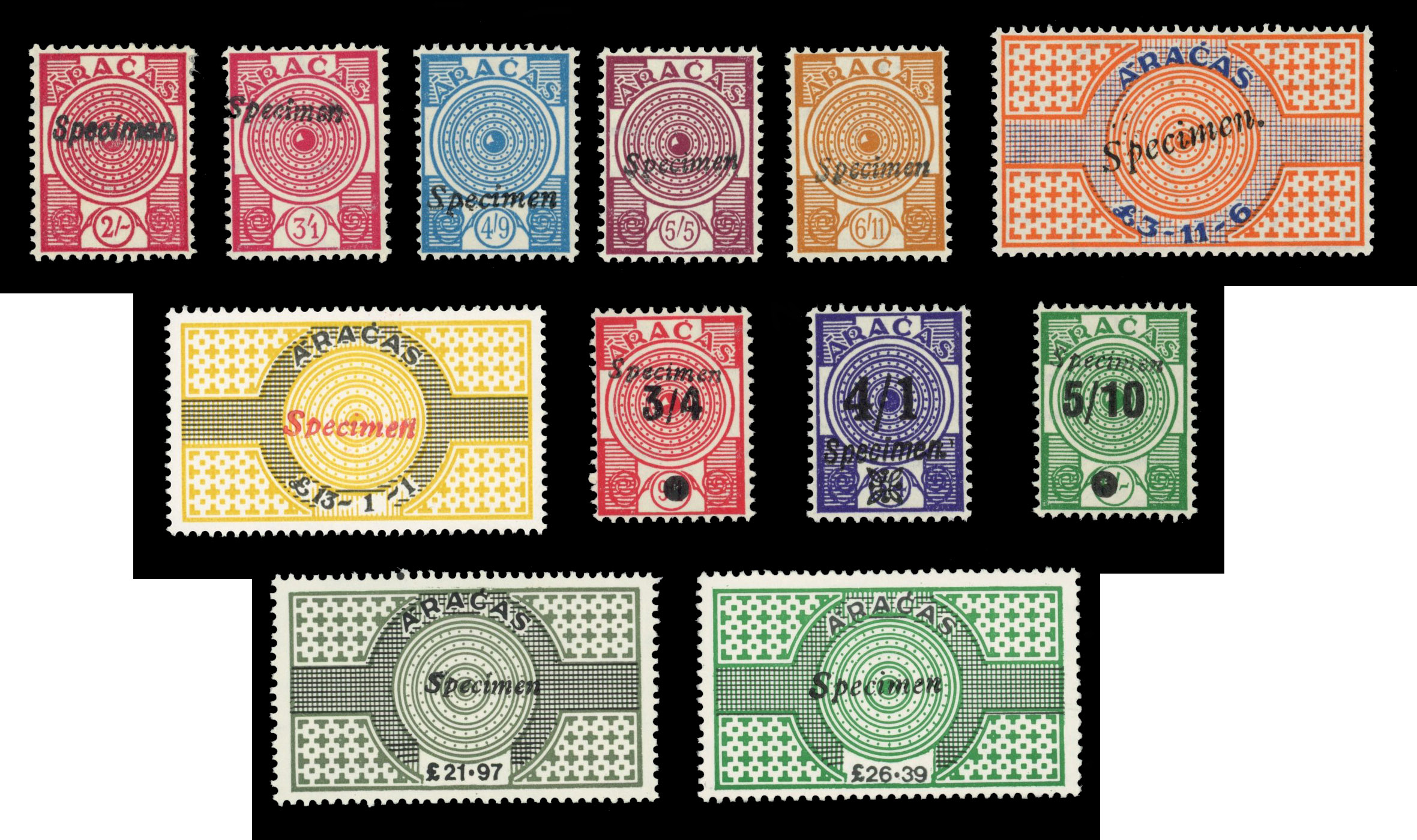 Ireland National Insurance. 1952-73 Specimen group