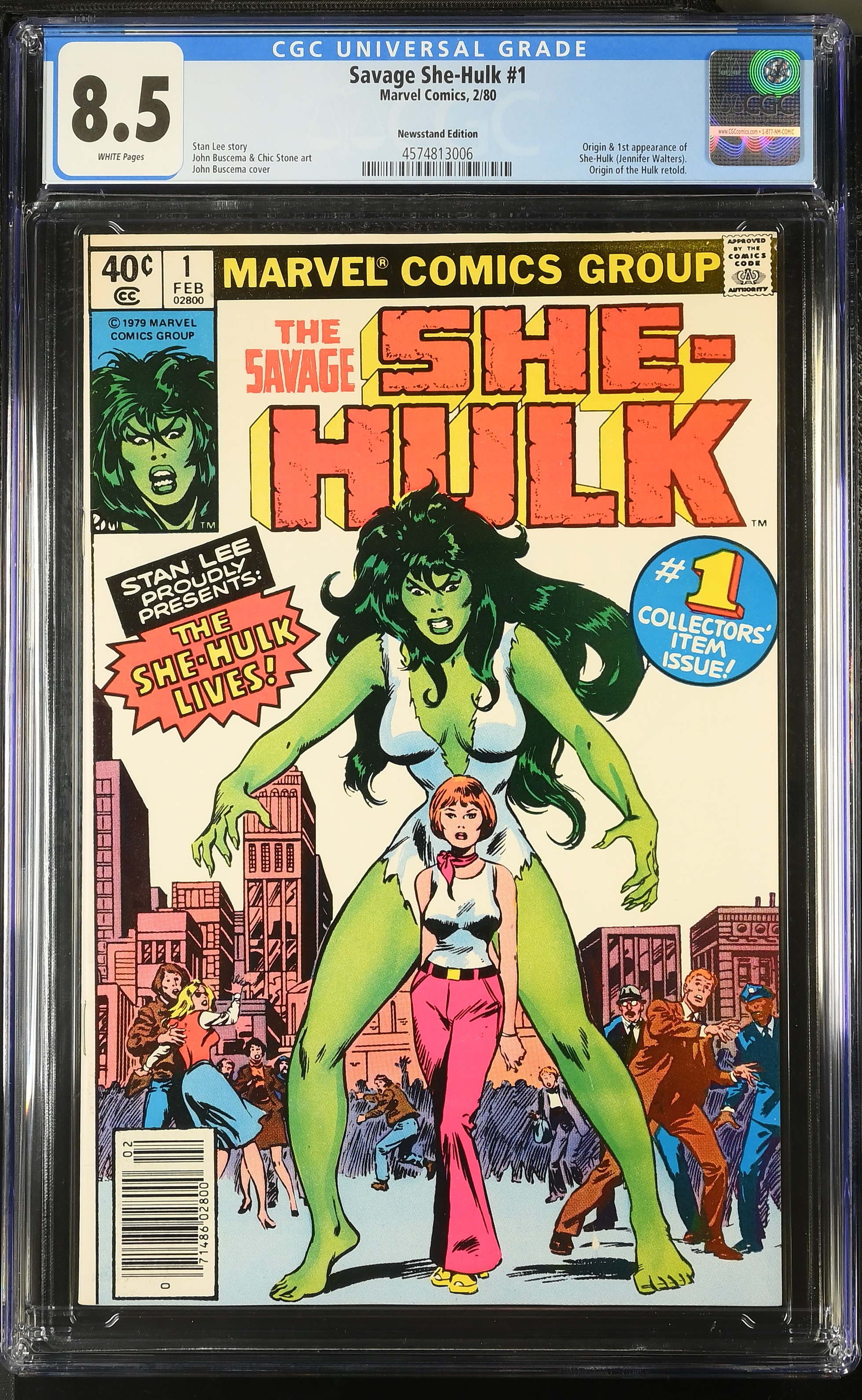 The Savage She-Hulk #1 (Marvel Comics 1980) CGC 8.5