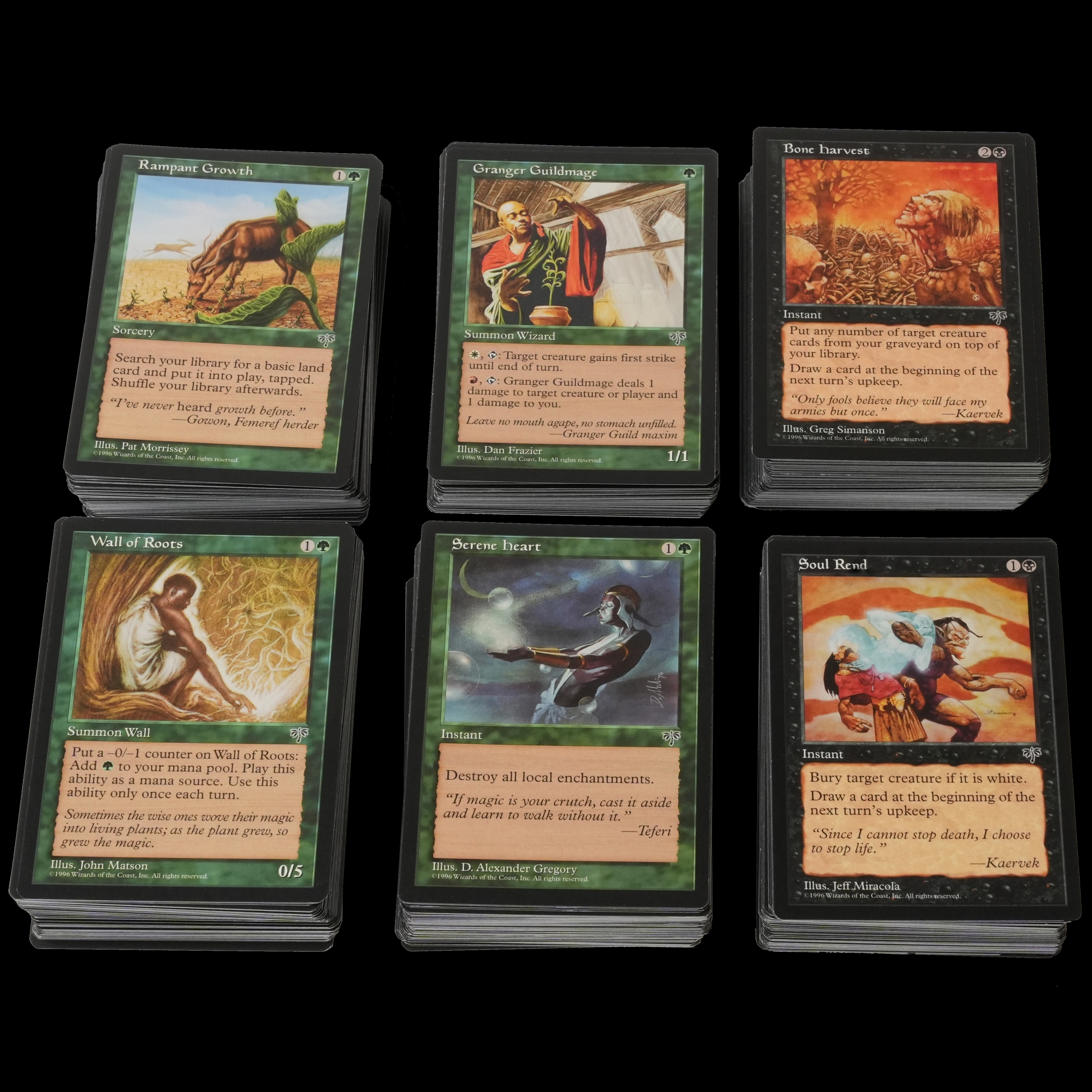 Magic The Gathering Mirage Collection.