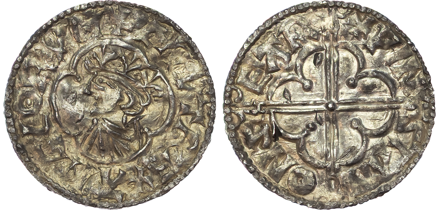 Cnut (1016-1035) Penny, Quatrefoil type (c. 1017-1023), Salisbury mint, moneyer Wynstan.