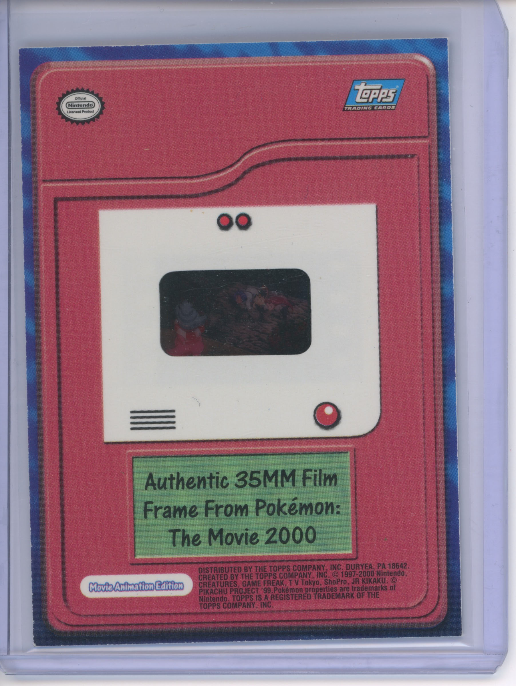 Pokémon Topps - Authentic Film Cell - Pokémon The Movie 2000