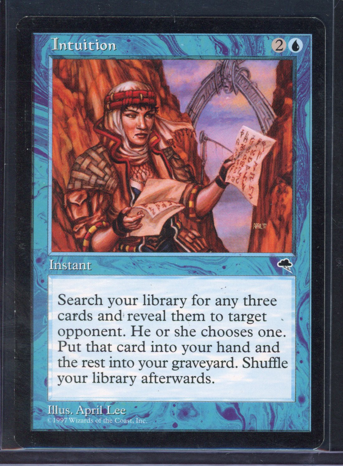 Magic The Gathering - Intuition - Tempest - Light Play