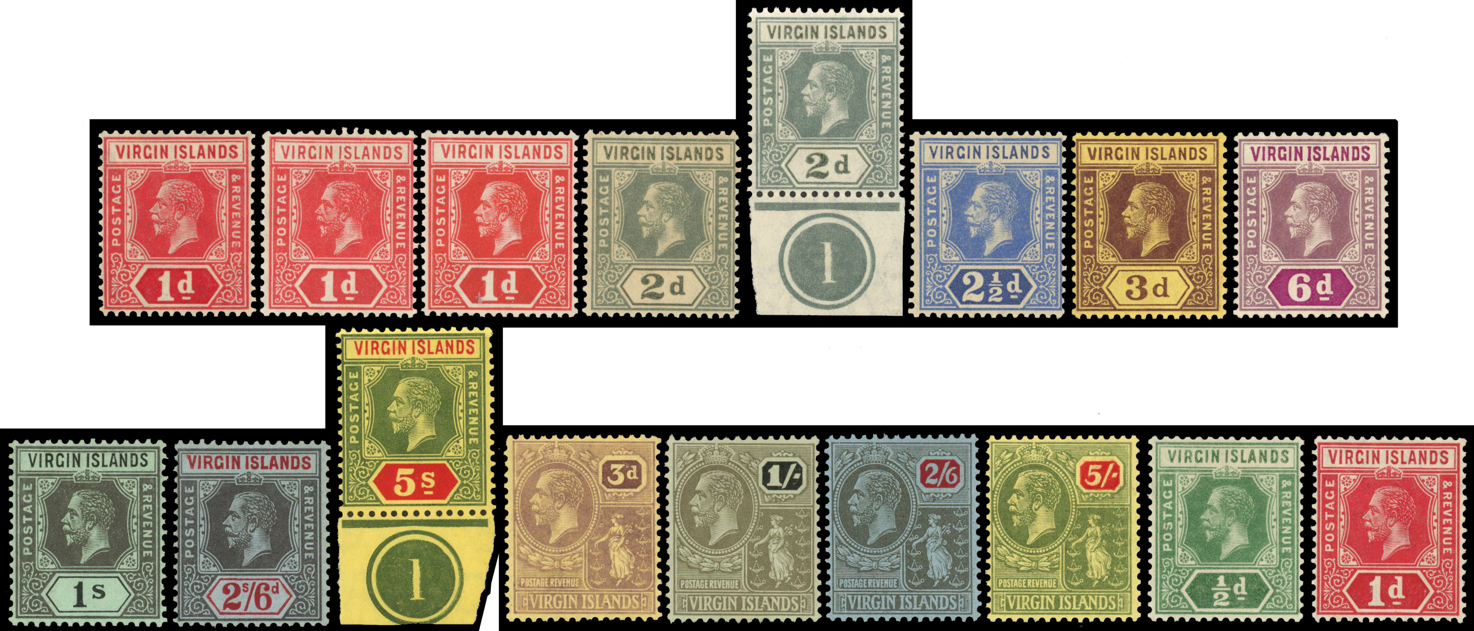 British Virgin Islands mint selection