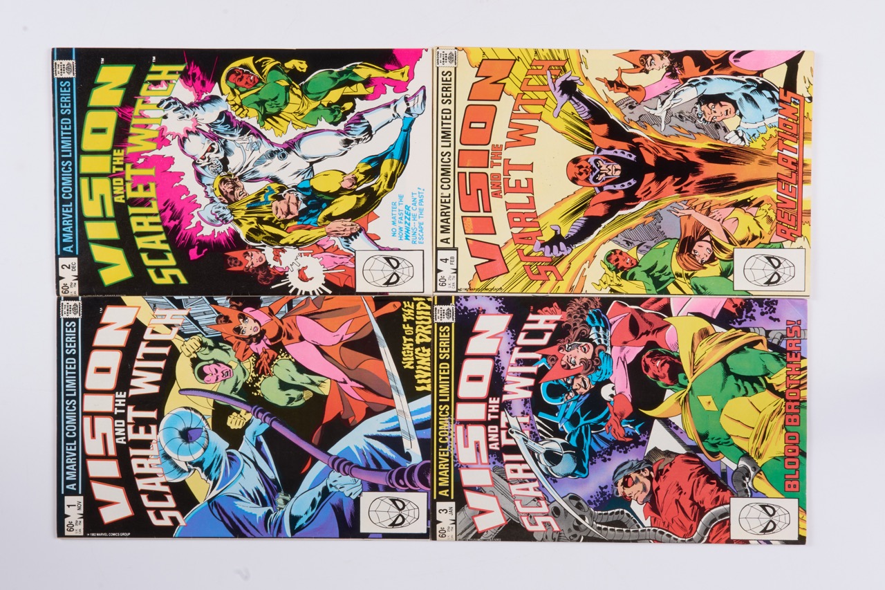 Vision and The Scarlet Witch Volume 1 & 2 (Marvel Comics, 1982-1986) Bundle of 16 Issues