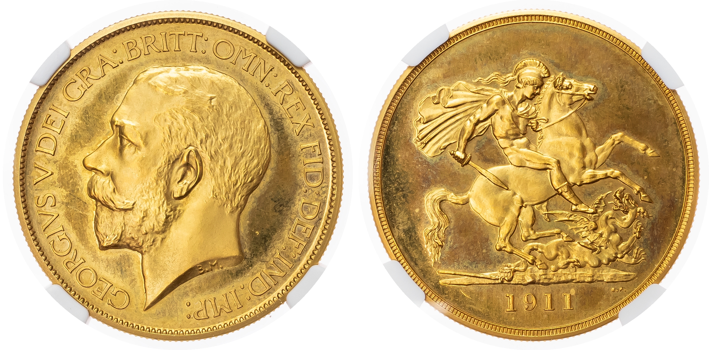 George V (1910-1936), Coronation Specimen 'Long Set', 1911, (12). NGC PF66 - 64