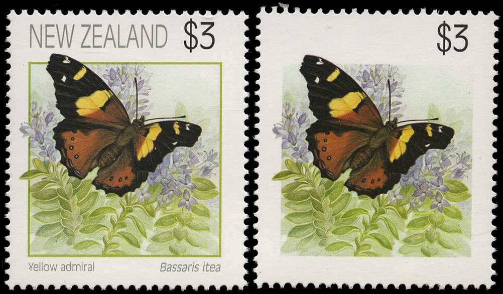 1991-2008 $3 Yellow Admiral with...