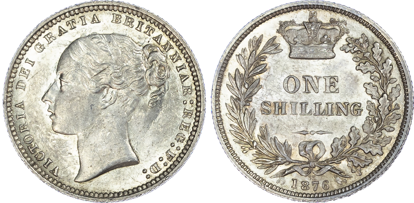 Victoria (1837-1901), Shilling, 1876