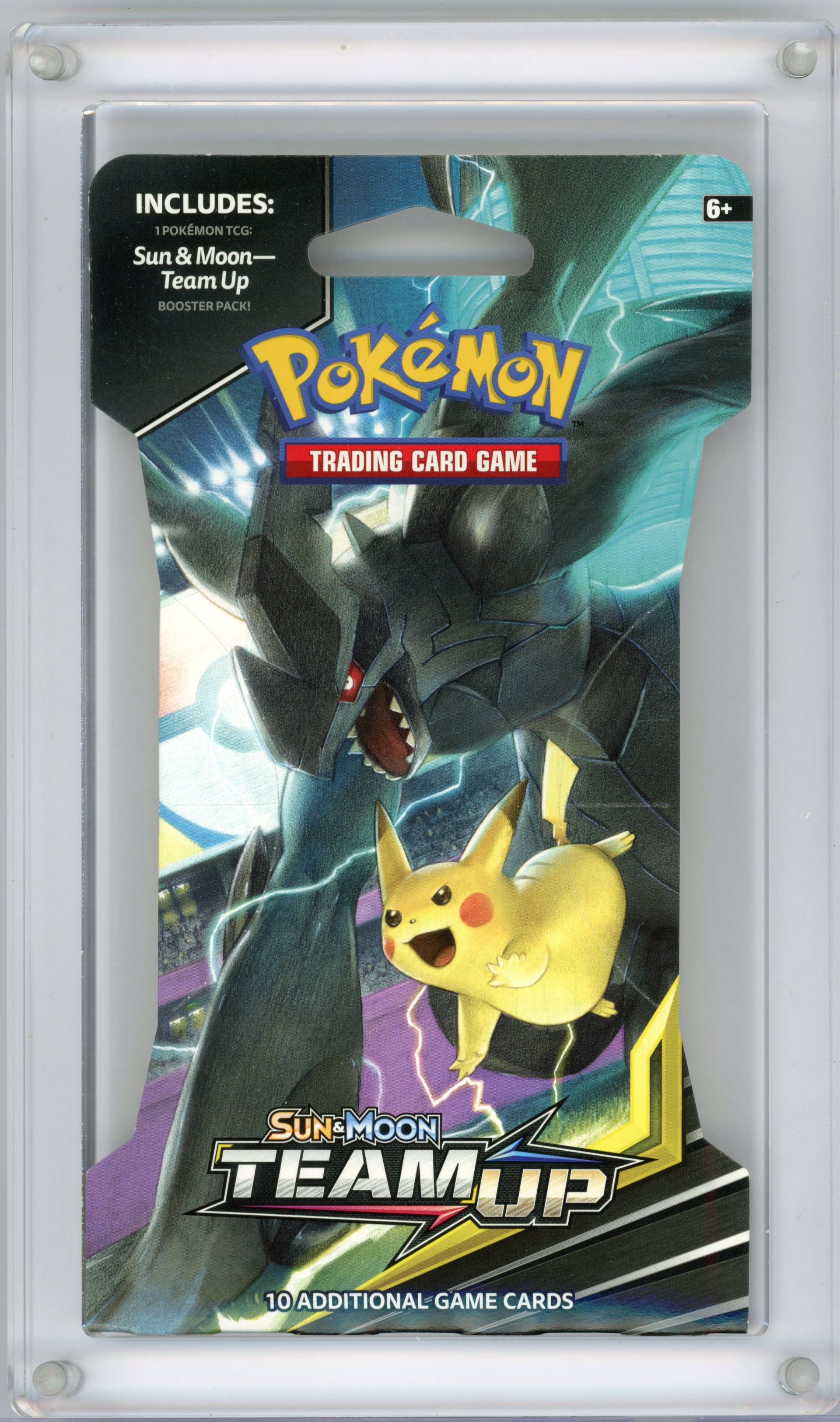 Sun & Moon Team Up Sealed Single Pack Blister (Pikachu/Zekrom Artwork)