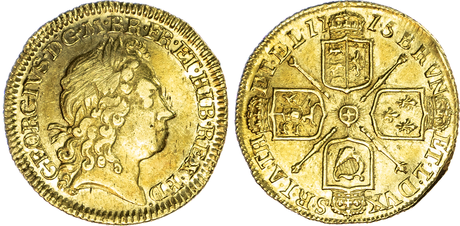 George I (1714-1727), Half Guinea, 1715.