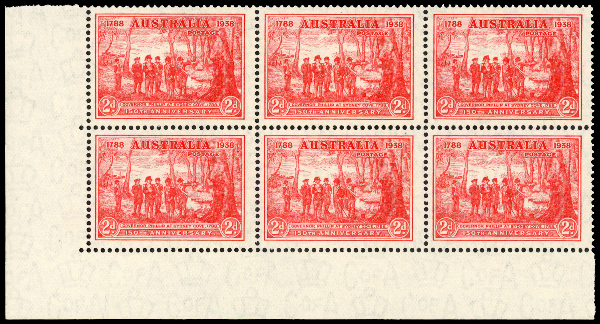Australia SG 193 var block mint