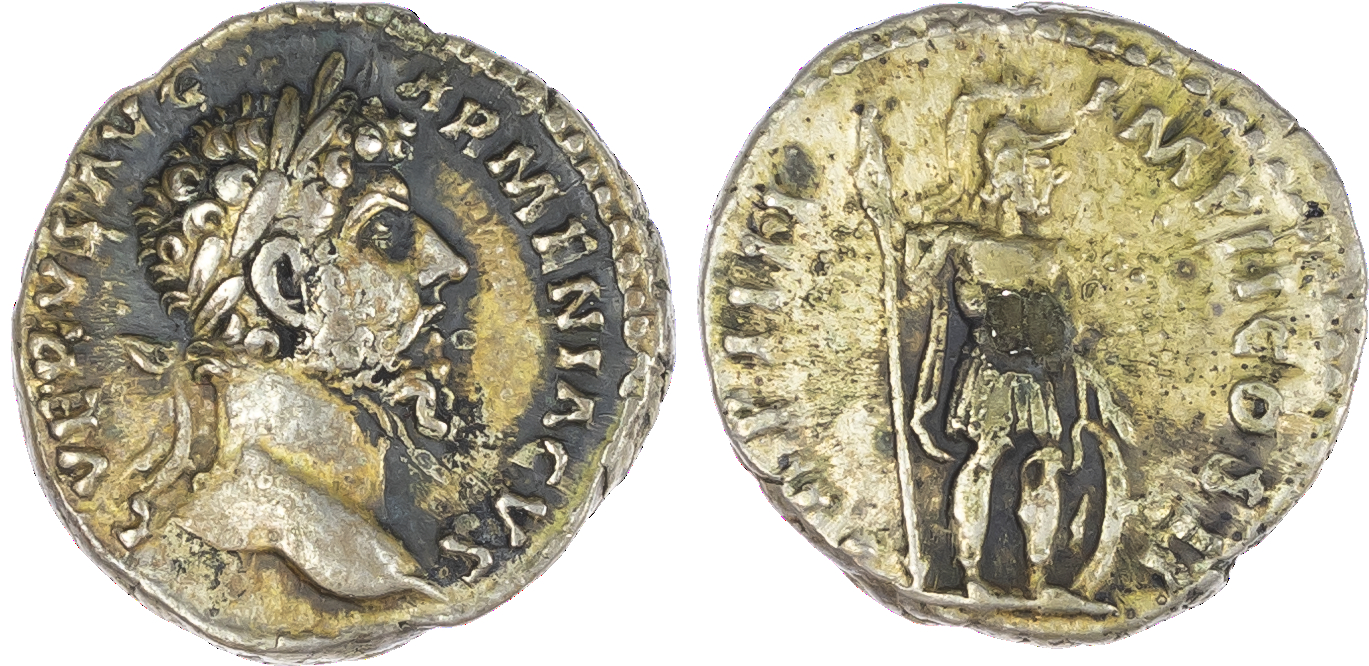 Lucius Verus (AD 161-169) AR Denarius, Rome, c. AD 163/164, 3.40g. L VERVS AVG ARMENIACVS, laureate head of Verus facing
