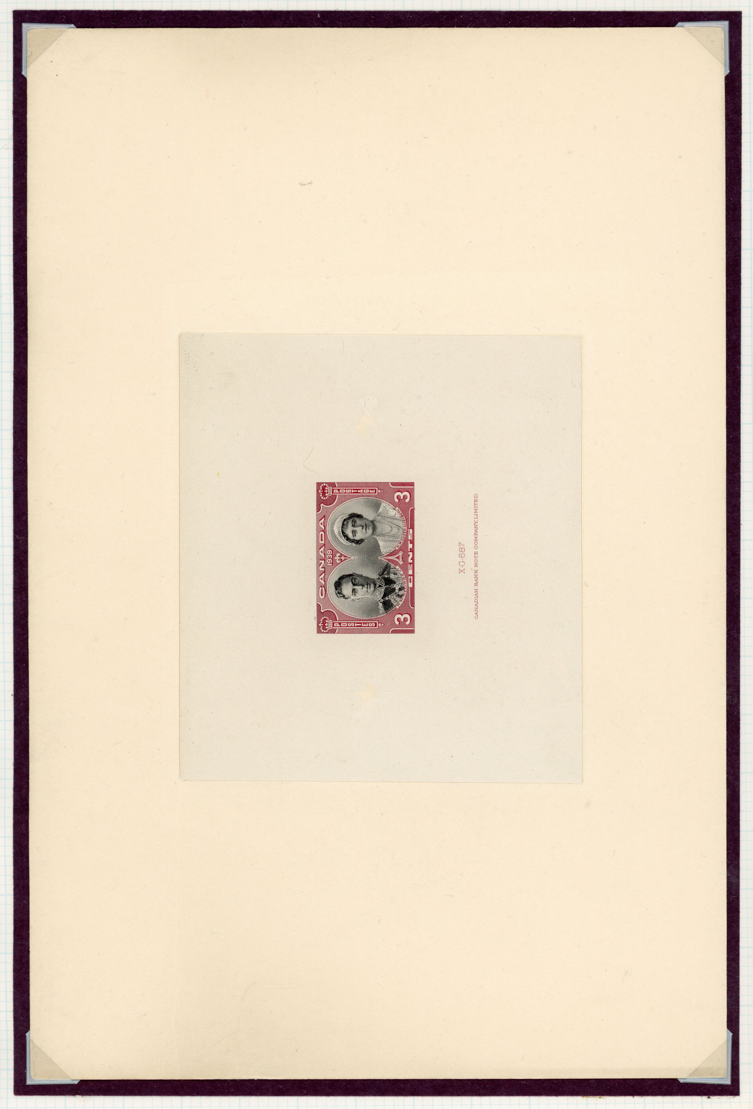 Canada 1939 Royal Visit large die proofs set