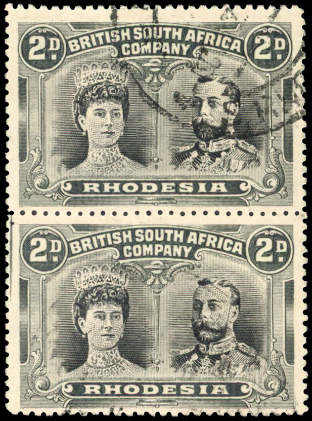 RSC B 2d black and grey-black pair, #38-43 printer's mark