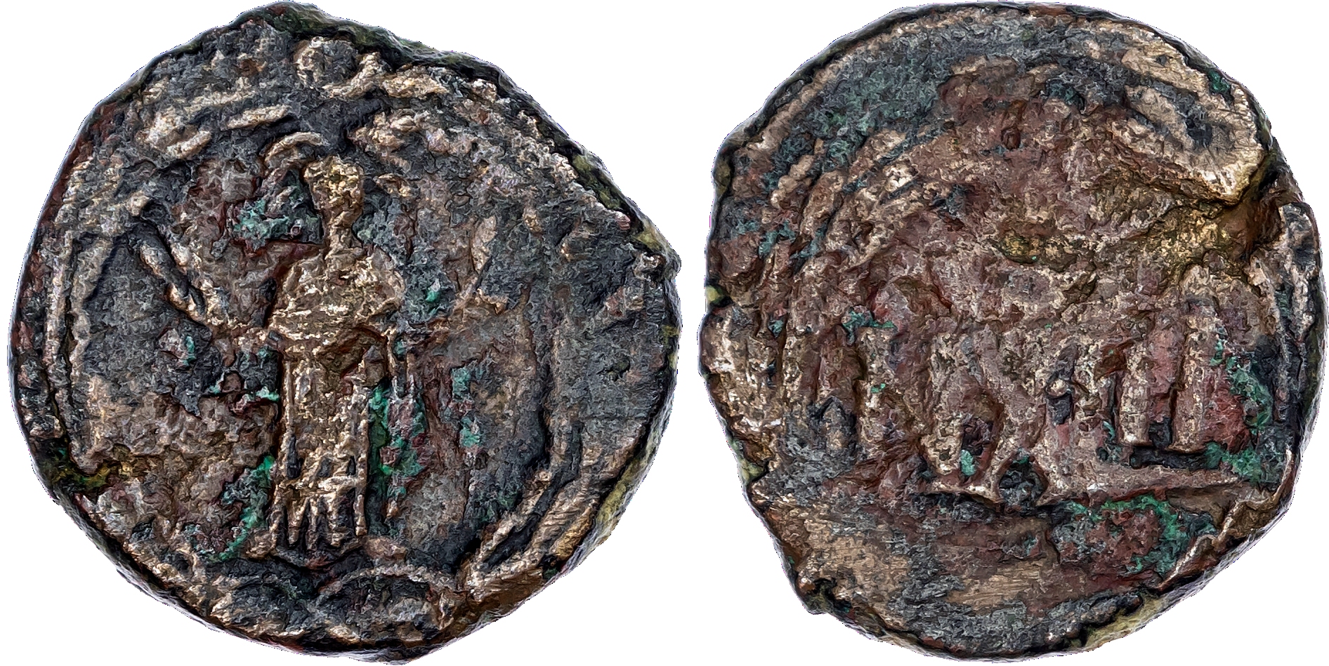 Vandals, Municipal Coinage (AD 480-533) AE 21 Nummi