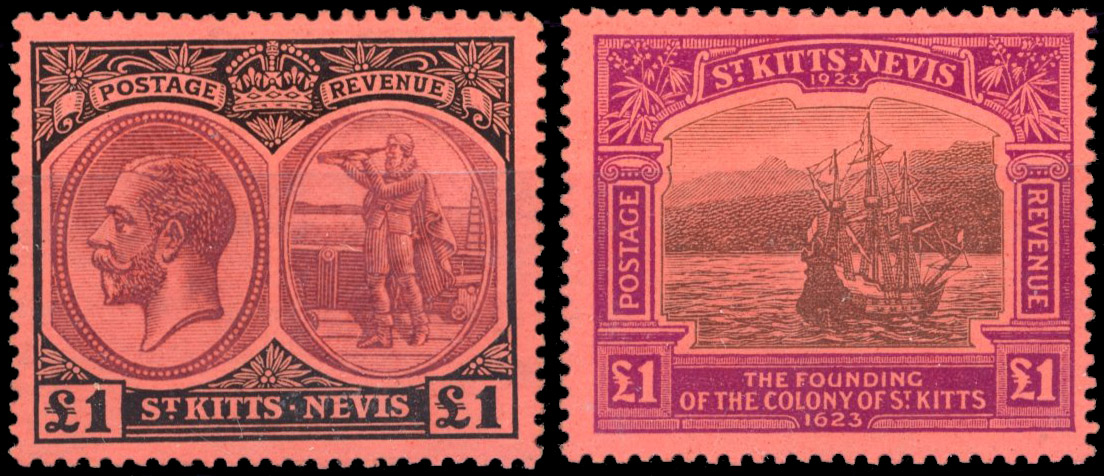 St Kitts-Nevis 1903-75 collection mint