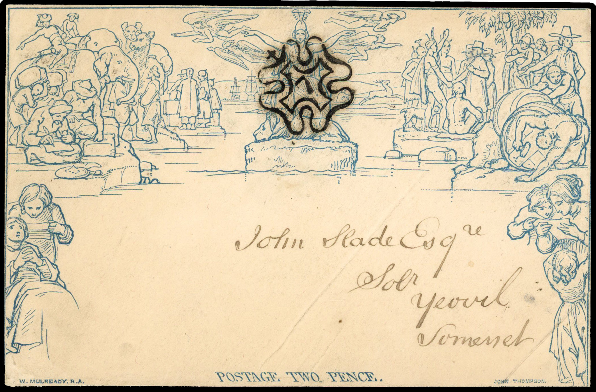 Mulready SG ME4 London No.7 MC