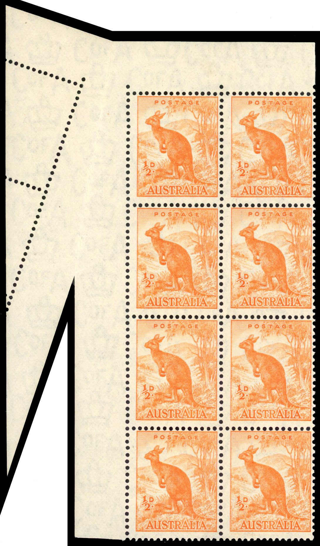 Australia SG 179 var block mint