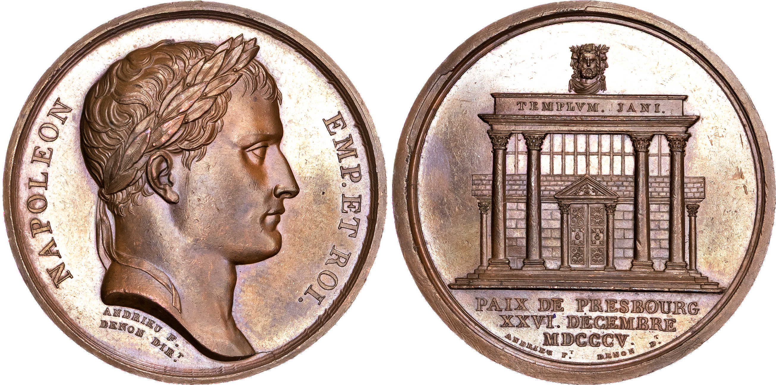 France, First Empire. Napoléon I, The Peace of Pressburg (Bratislava).