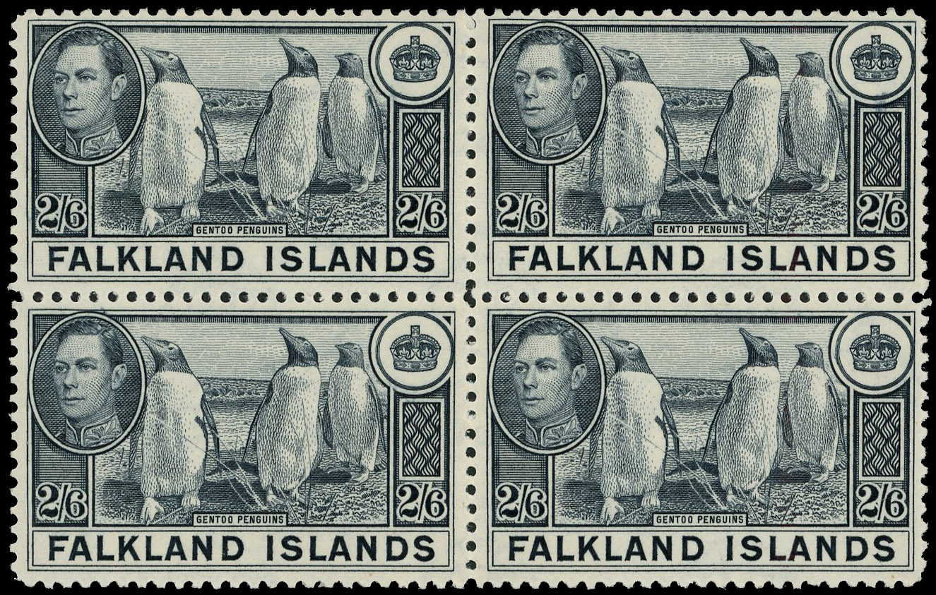 Falkland Islands SG 160 block mint
