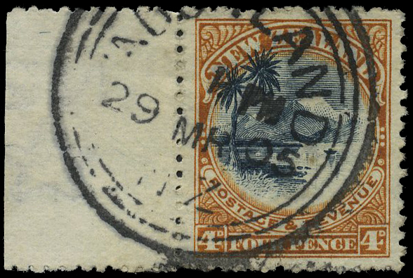 1903-7 Cowan paper Single watermark, perf 14...