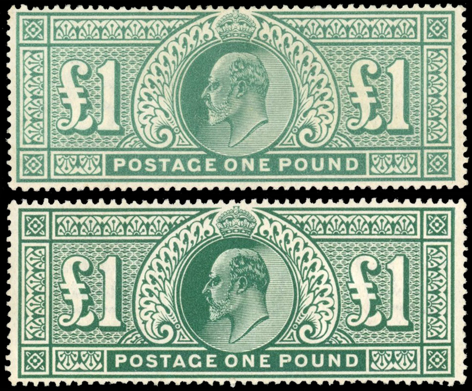 GB 1902-13 mint ½d to £1 collection arranged on album leaves