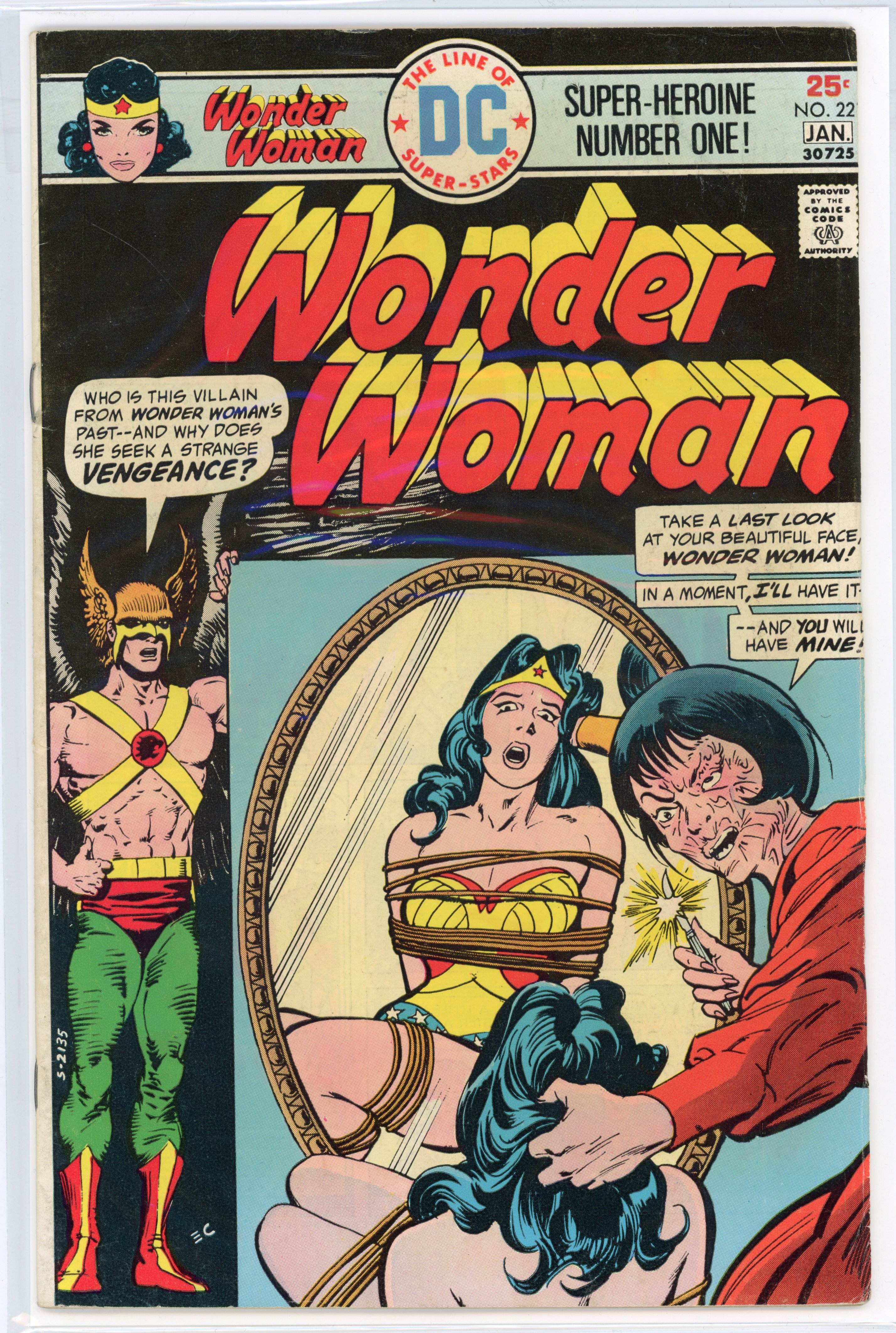 Wonder Woman #221 (DC Comics, 1977) Bondage cover