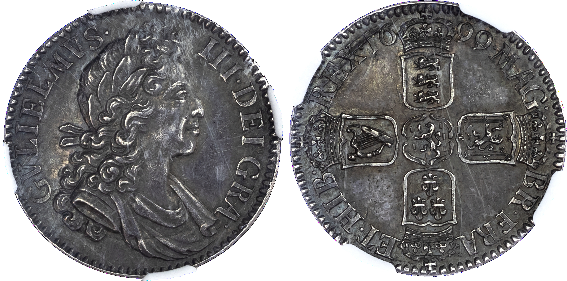 William III (1694‑1702), Proof Shilling, 1699