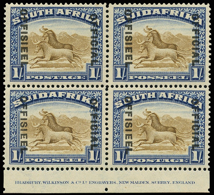 Official. 1929-31 "Set 6" (=1931 issue) 1s brown...