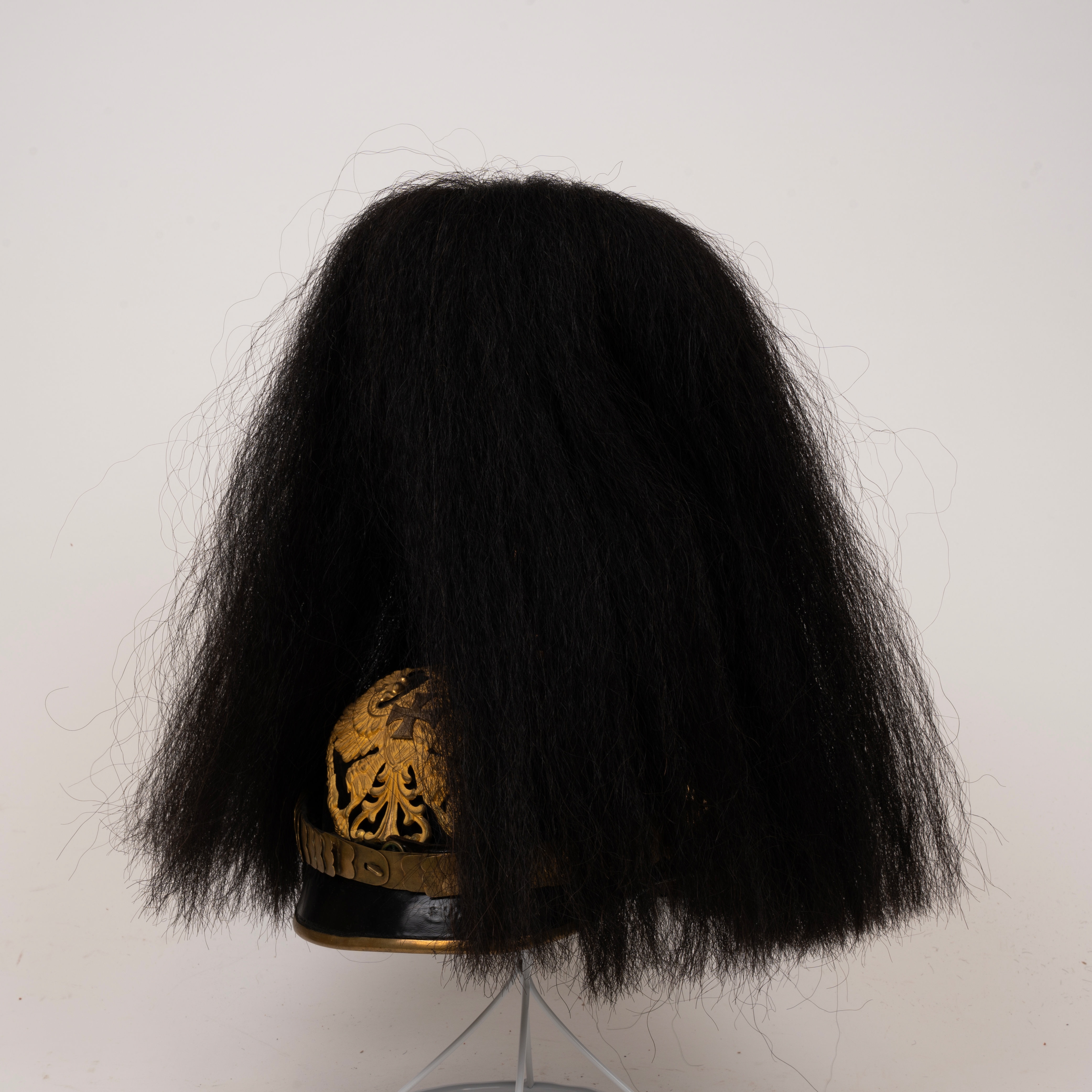 Imperial German Prussian Reserve Officers Parade Pickelhaube Trichter and Haarbusch (Full Dress Parade Plume)