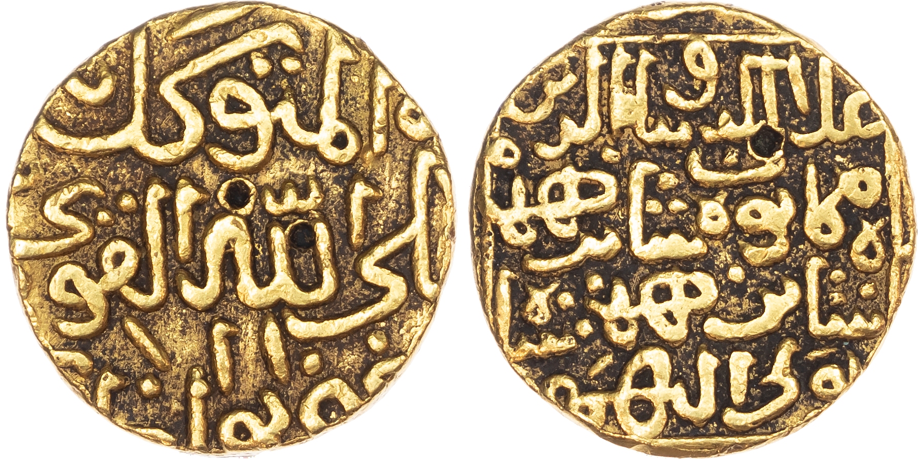 India, Bahmanid, ‘Ala al‑din Humayun (AH 862‑866 / 1458‑1461 AD), gold Tanka