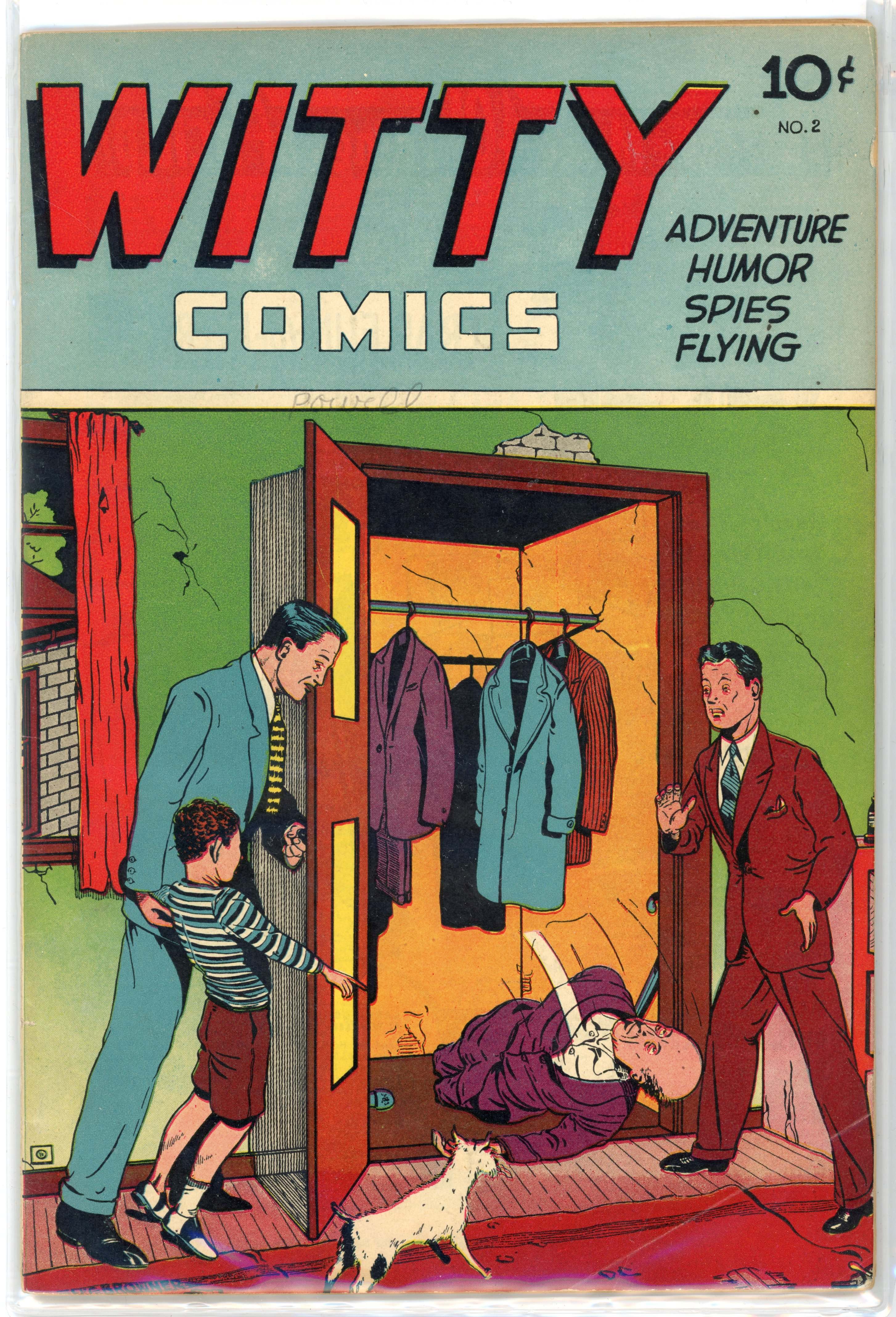†Witty Comics #2 (Irwin Rubin, 1945)