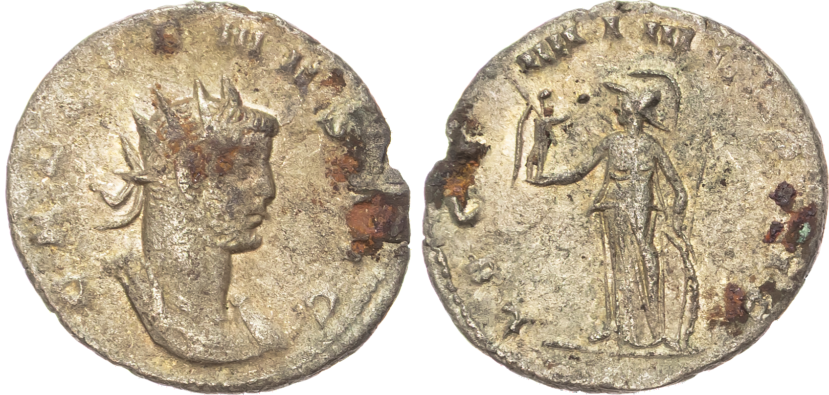 Gallienus (AD 253-268), Antoninianus, 'Legionary Series', Milan, AD 260-261, 3.21g. 