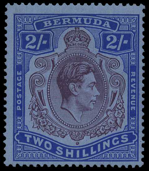 1940 (Oct.) 2/- deep reddish purple...