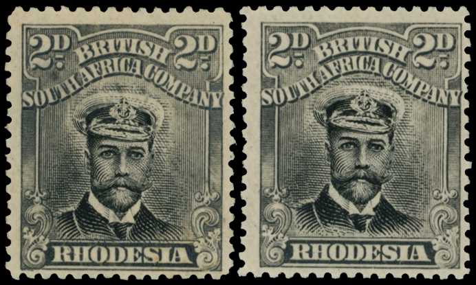 1913-17 2d Head Die II, perf 14. Two...