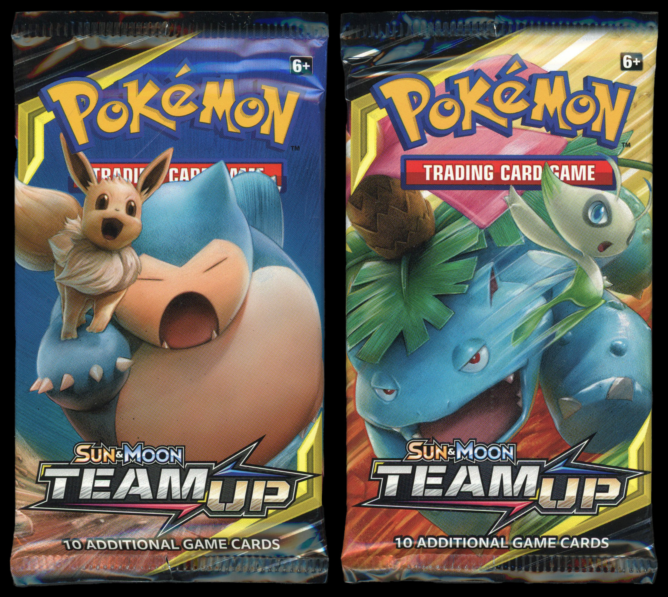 Pokémon TCG - 2x Sun & Moon Team-Up Booster Packs - Factory Sealed 