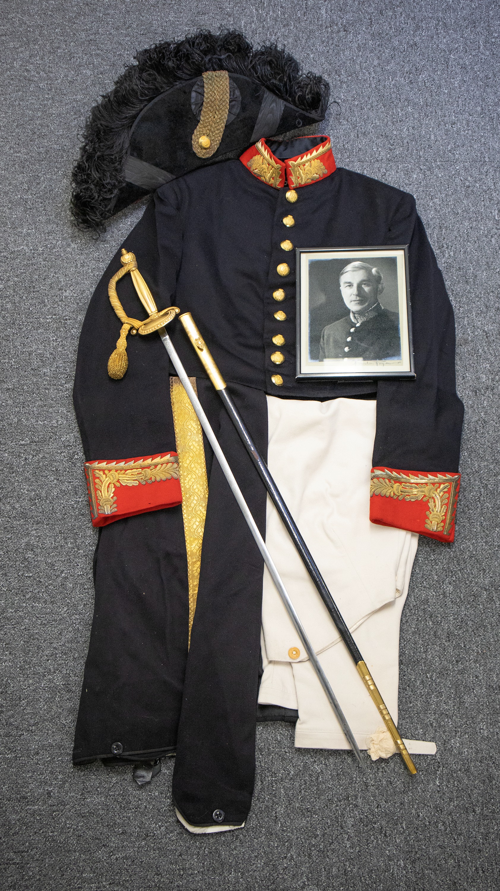 Royal Household Full Dress Uniform belonging to William Neville Mann, Physician to Her Majesty The Queen