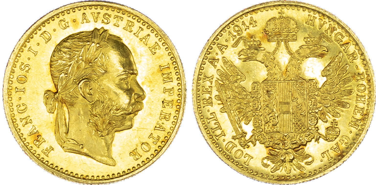Austria, Franz Josef (1848-1916), gold Ducat, 1914, Vienna, 3.49g (Fr. 493; KM 2267). Uncirculated,