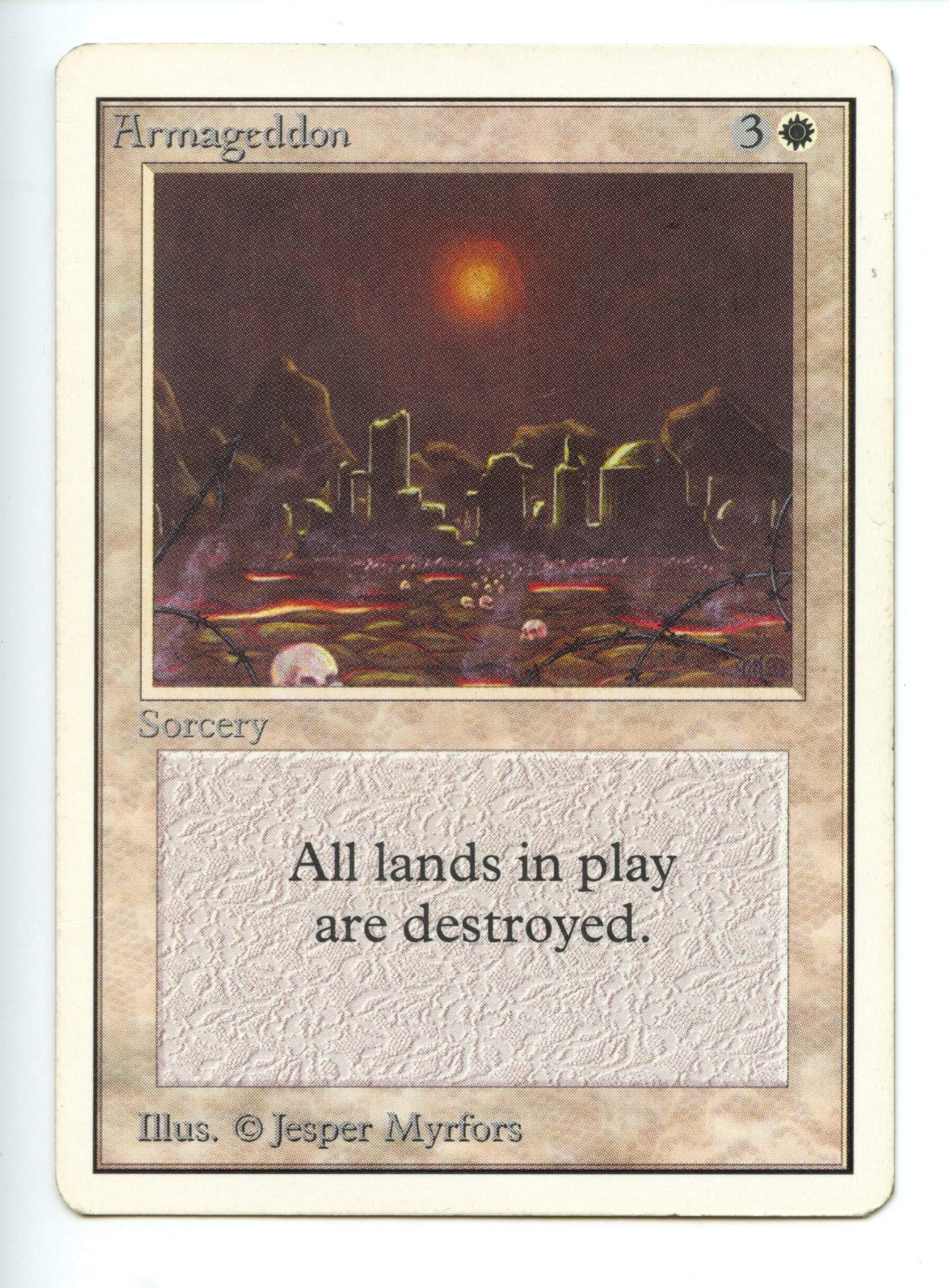 Magic the Gathering - Armageddon  - Unlimited - Moderately Played