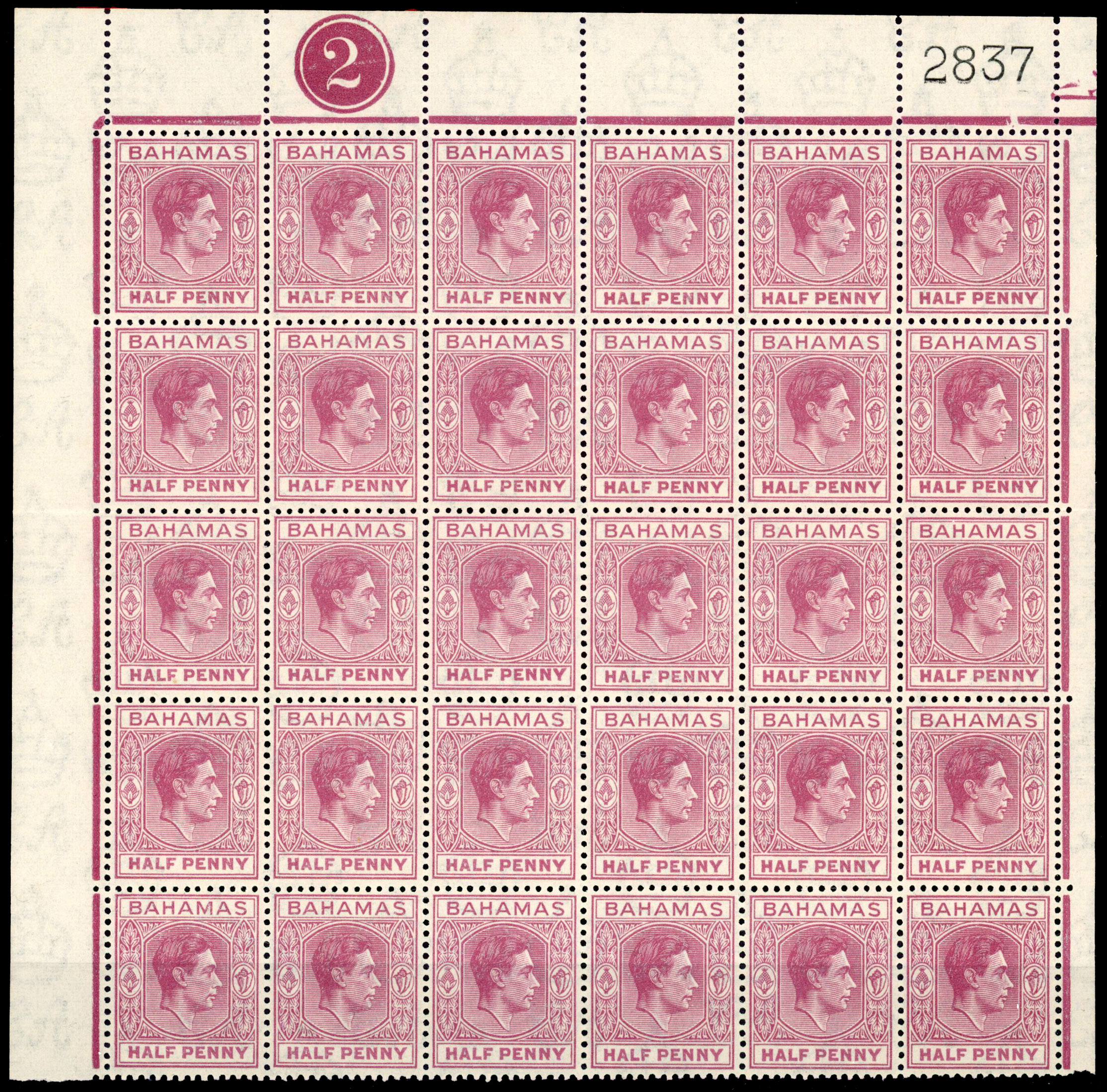 Bahamas SG 149eb block mint